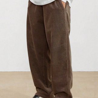 コーディロイ ロングパンツ チャコールグレー